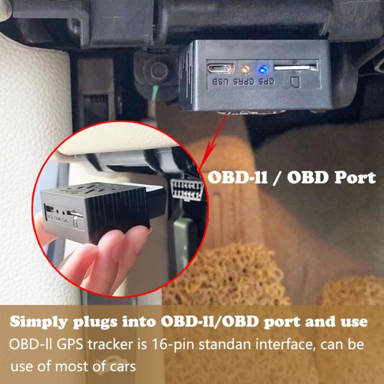 SinoTrack OBD II GPS Tracker 16PIN OBD Plug Play Car GSM OBD2 Tracking ...