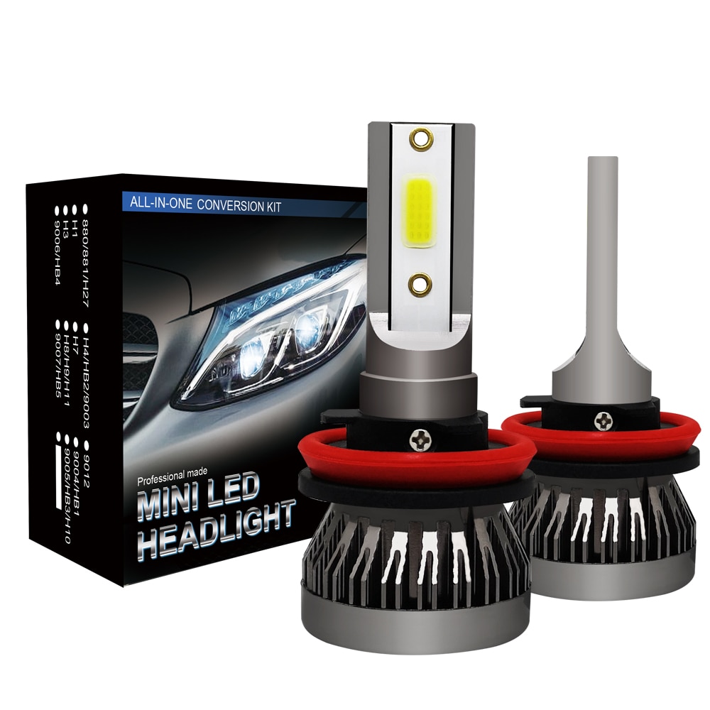 10PCS COB LED Chips for C6 Car Headlight Bulbs H1 H4 H7 HB3 HB4